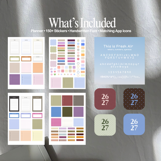 2026-2027 Flow Planner Bundle