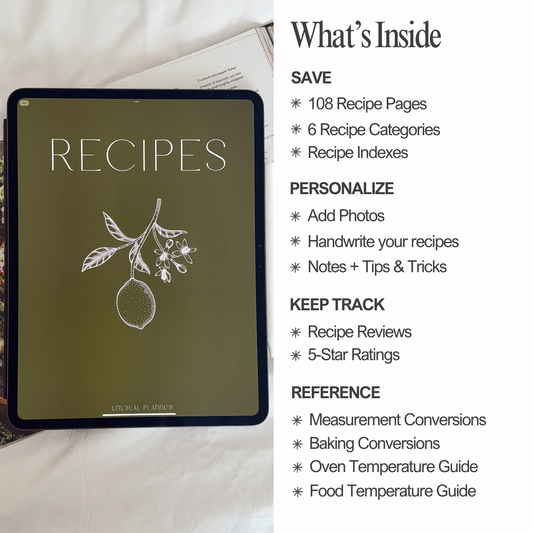 Create-your-own Cookbook | Recipe Book