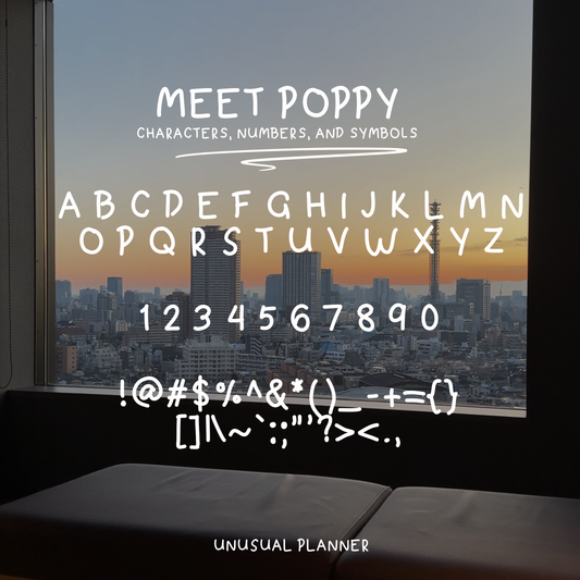 Poppy Handwritten Font