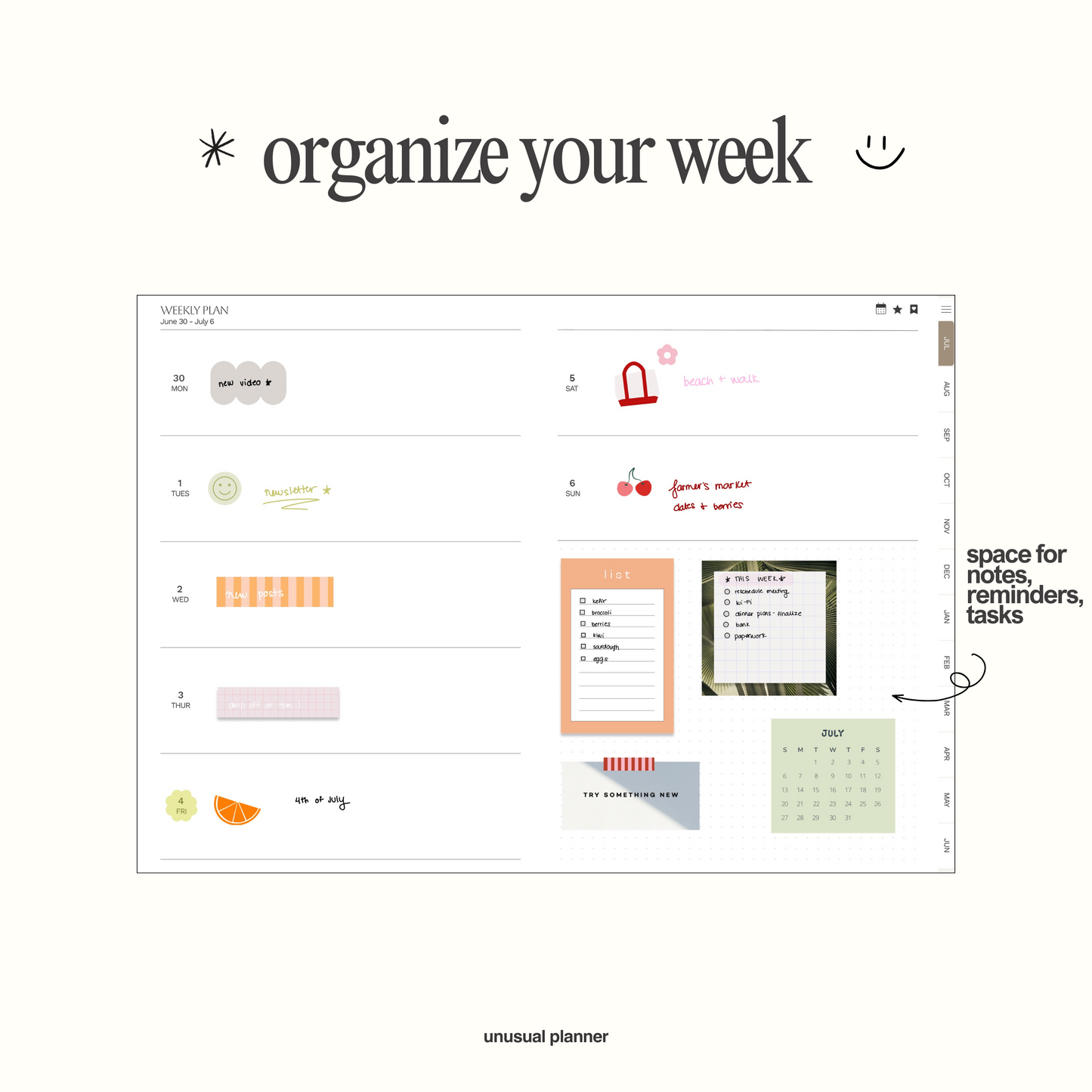 Freeform Mid-Year Planner