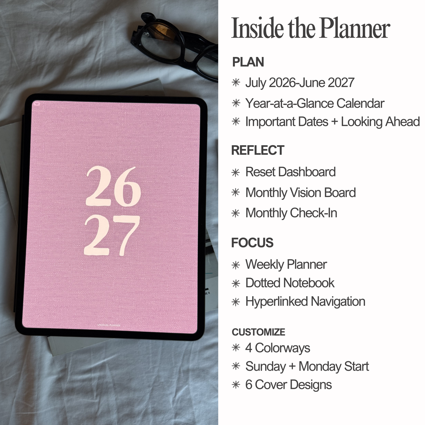 2026-2027 Focus Planner Bundle