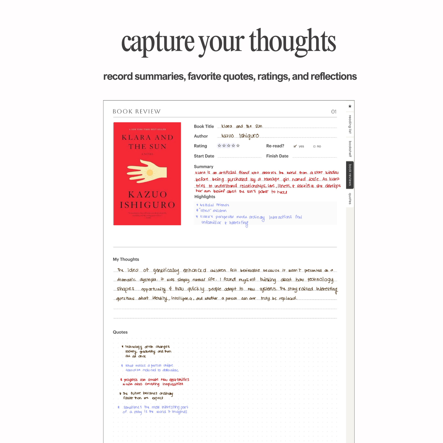 Reading Journal