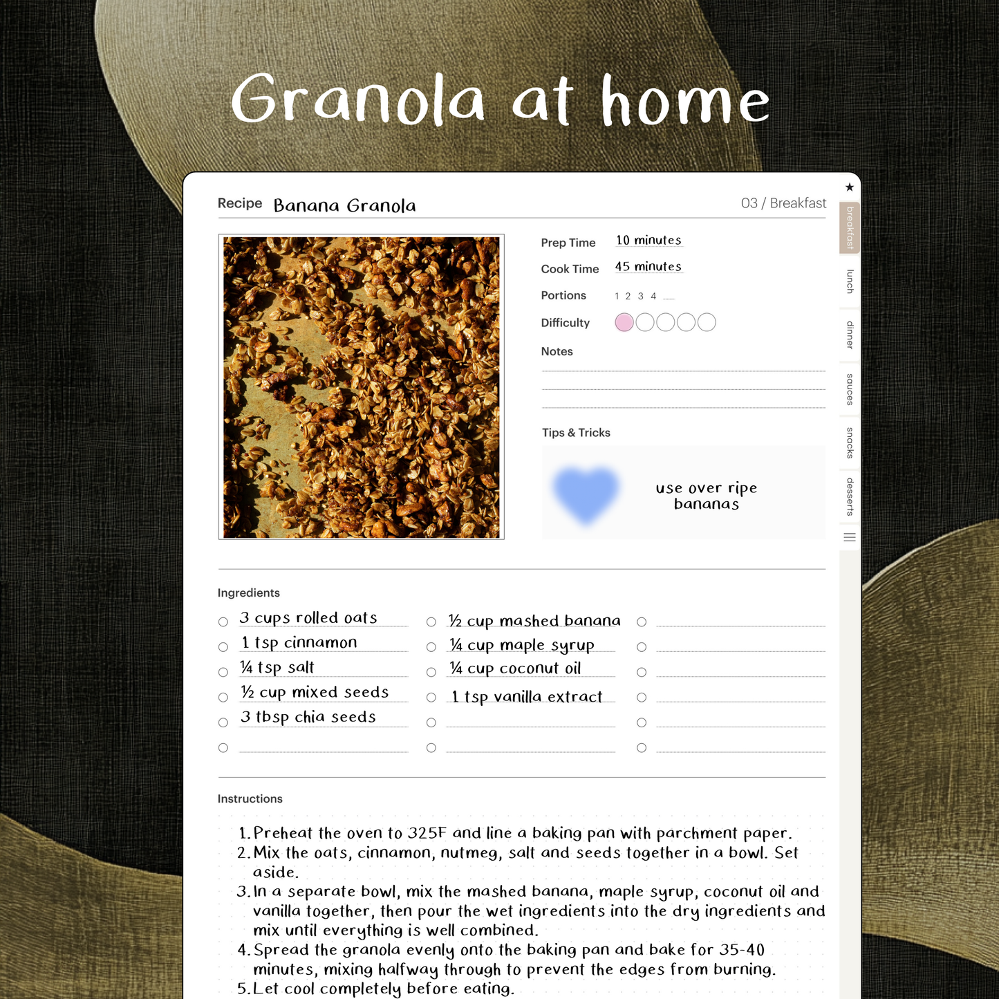 Granola Handwritten Font