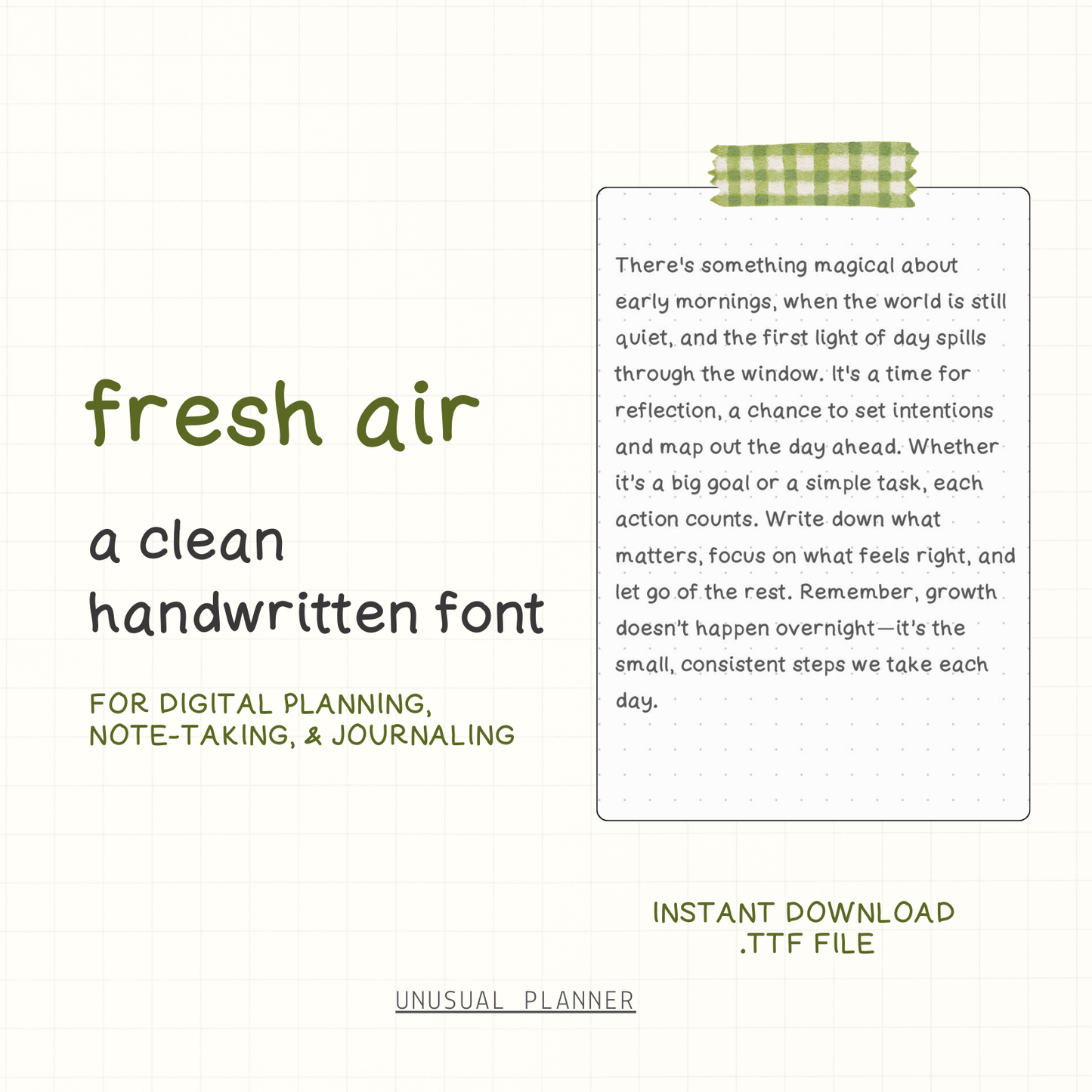 Fresh Air Handwritten Font