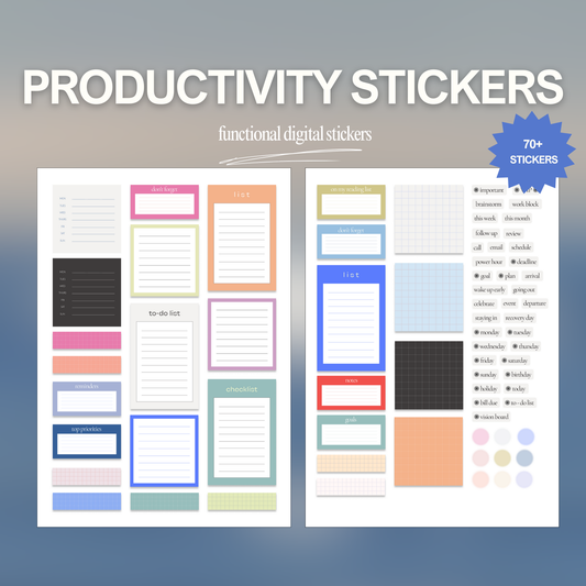 Productivity Stickers