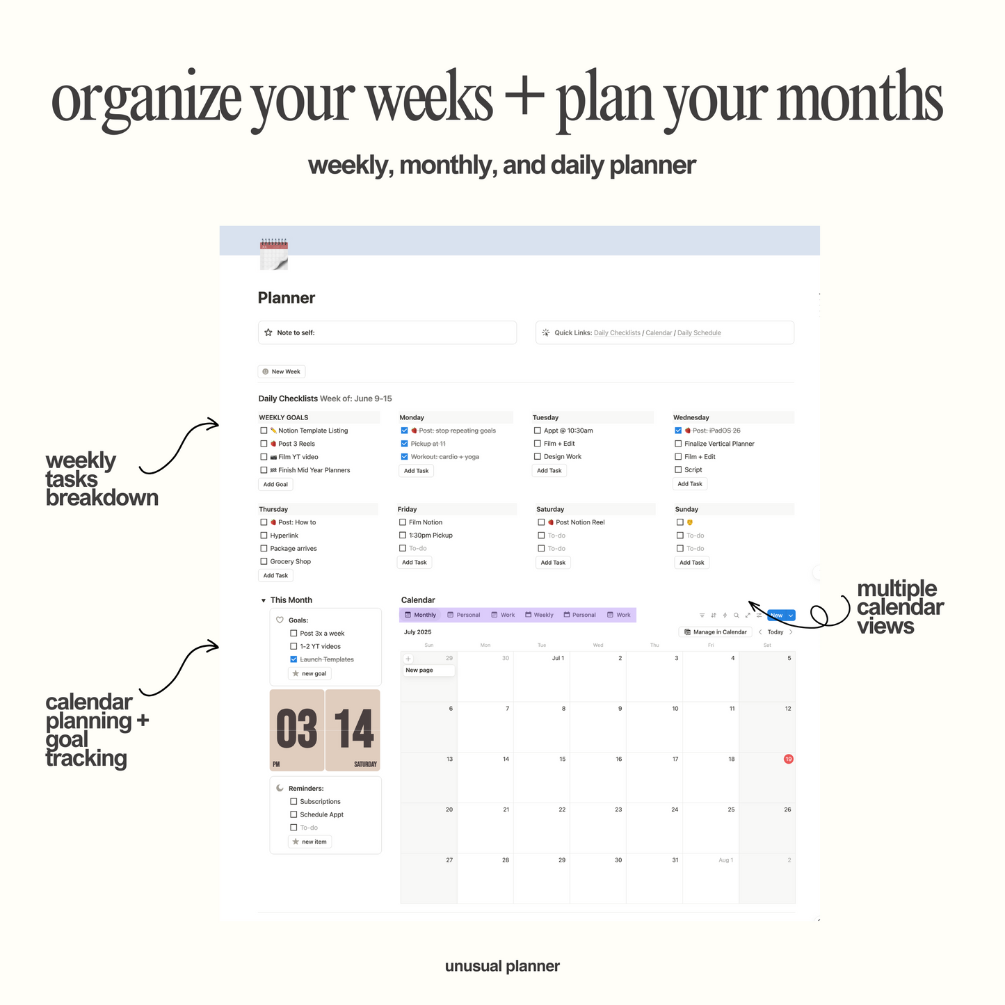 2025 Notion Life Dashboard