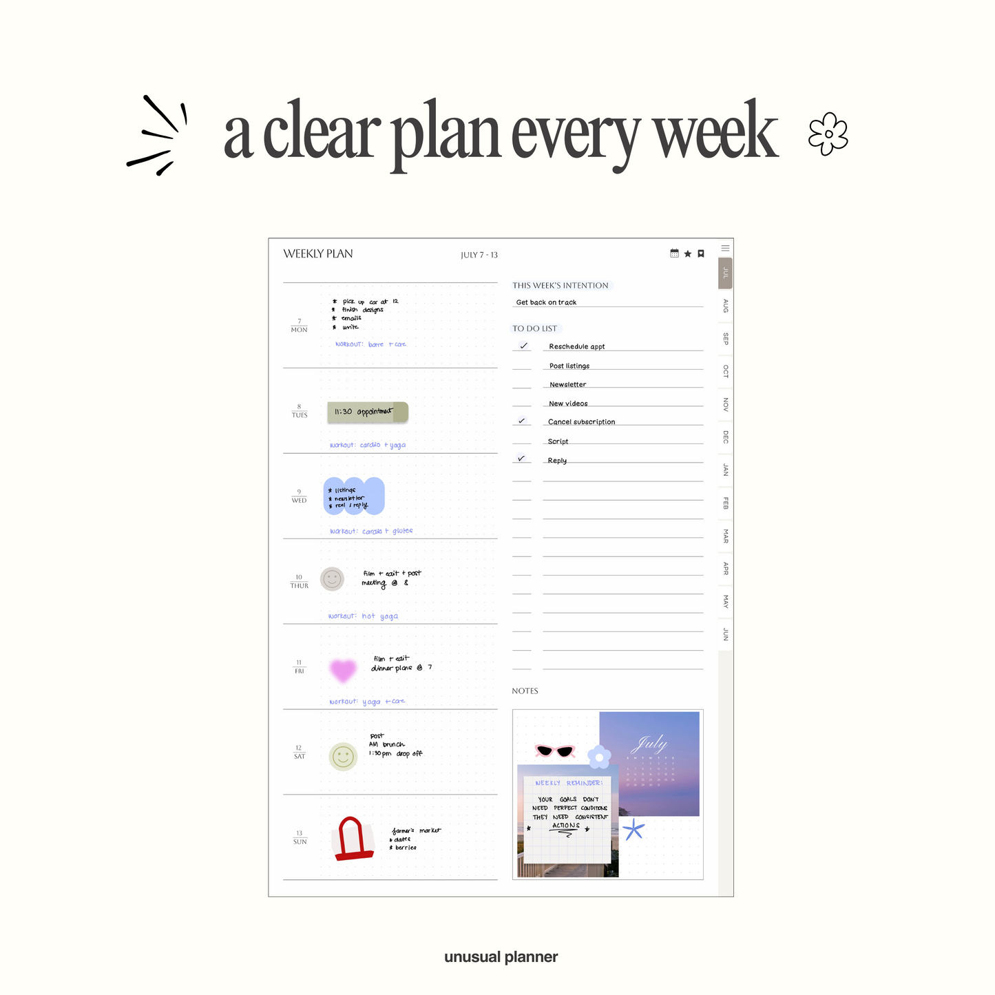 Focus Mid-Year Planner