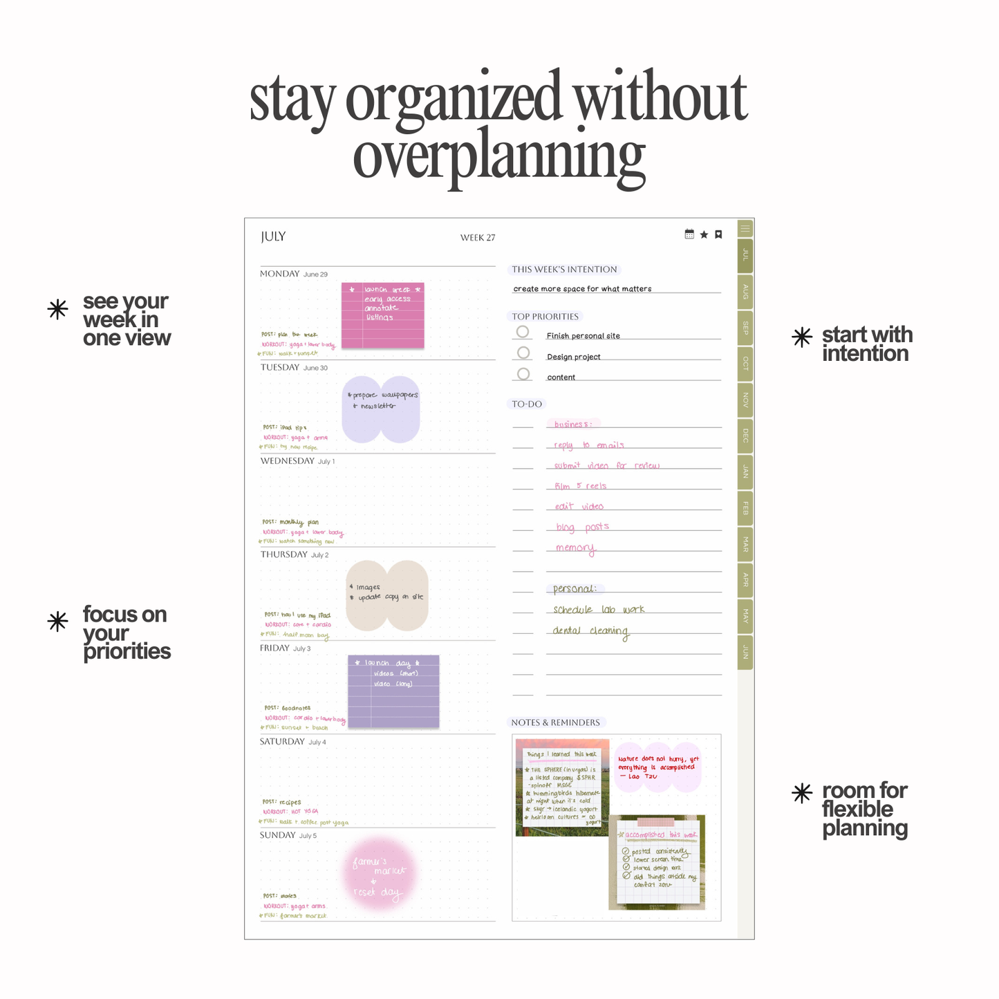 2026-2027 Focus Planner