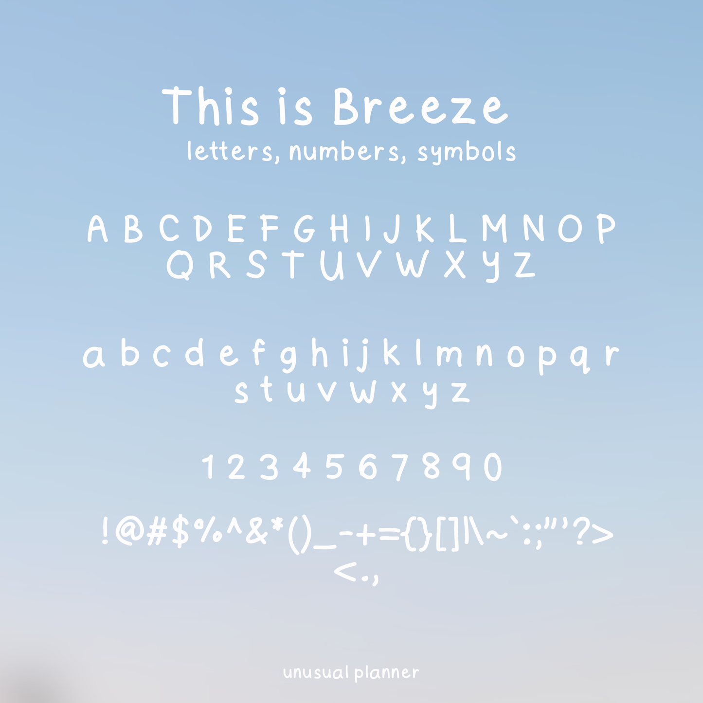 Breeze Handwritten Font