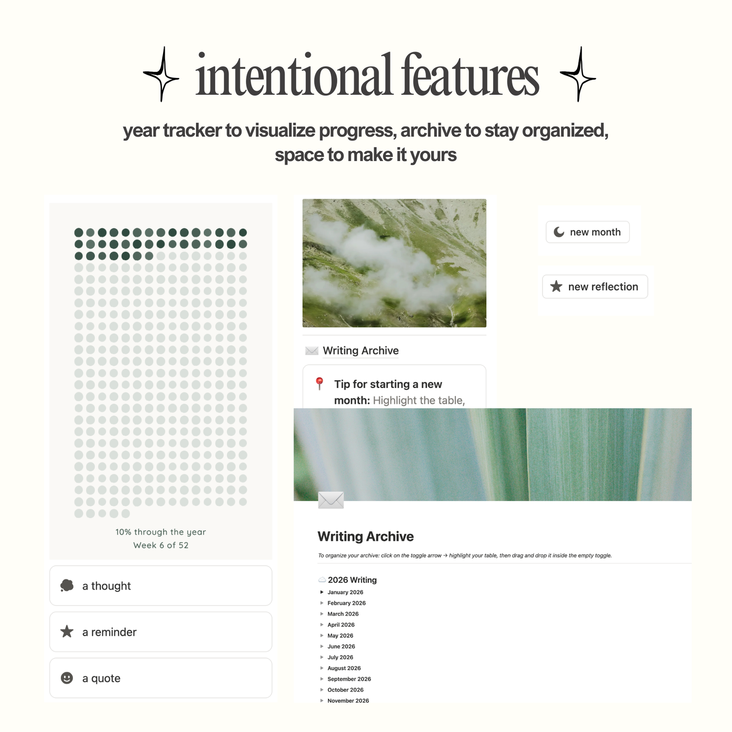Daily Writing Notion Template